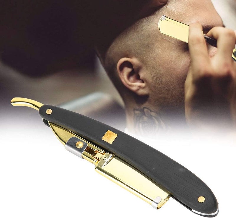 woobles Barber Razor (Blades Not Inclued) for Men Professional Portable Hair Beard Shaver Folding Manual Shaver Face Grooming Tool - Image 4